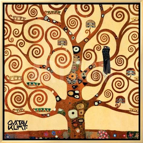 The Tree of Life, Stoclet Frieze, c.1909 (detail) Framed Canvas Print ...