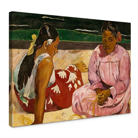 Gauguin - Tahitian women Canvas print | wall-art.com