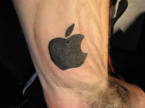 End Result | Finally getting my Apple logo tattoo. For those… | Flickr