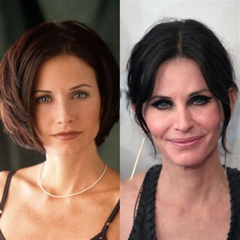 Courteney Cox's 'hard time' with aging resulted in a face of fillers she didn't recognize ...