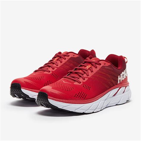 Hoka Clifton 6 - Red - Mens Shoes