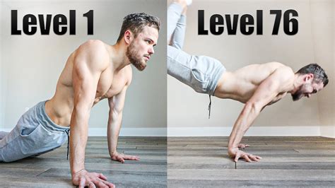 PUSH UPS From LeveL 1 To LeveL 80 (WHAT'S YOUR LEVEL?) - YouTube