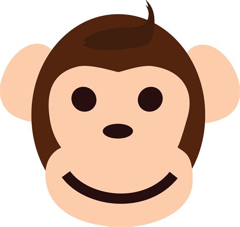 Monkey Face Clip Art At Clker Com Vector Clip Art Onl - vrogue.co