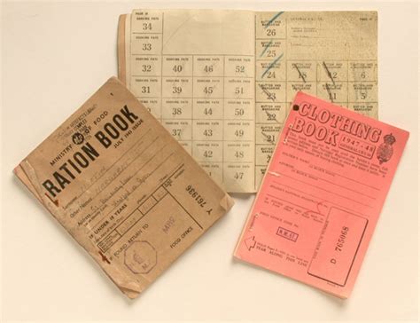 WW2 Ration Book Menu Cards Pack Of 16 | ubicaciondepersonas.cdmx.gob.mx