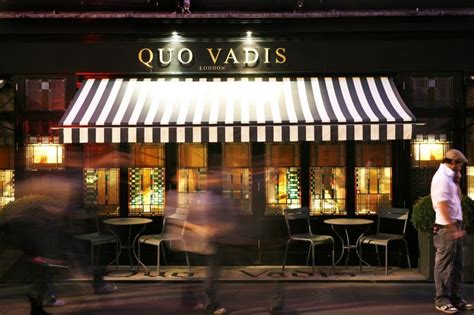 Quo Vadis, Soho. Go for the cocktails, stay for the smoked eel sandwich ...