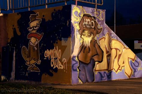 Graffiti Art in Skatepark by namenloserDavid on DeviantArt