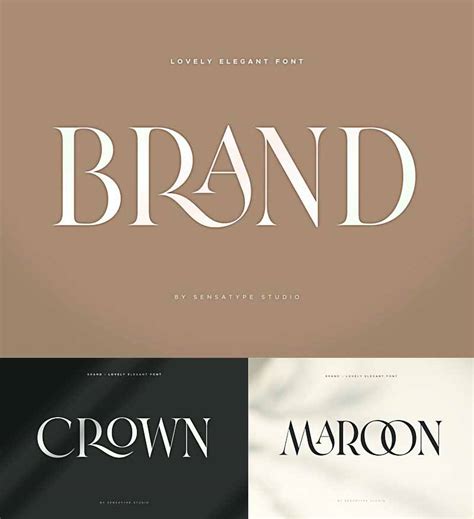 Elegant Fonts For Logos