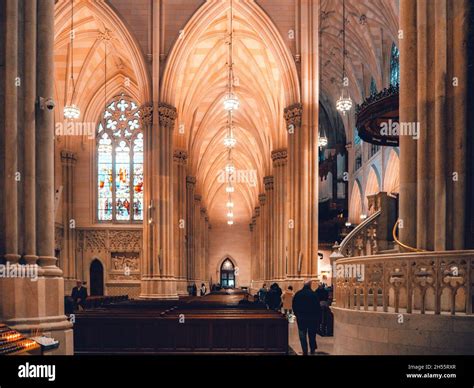 Beautiful old church interior Stock Photo - Alamy