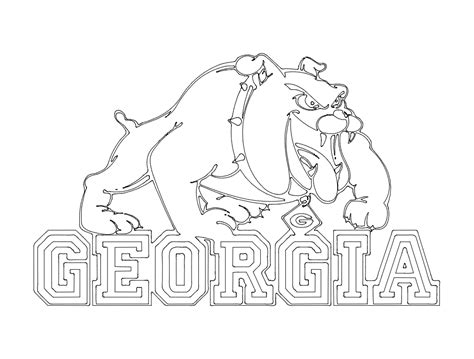 Georgia Bulldogs Logo Vector DXF File | Vectors File