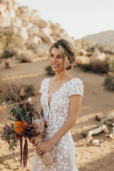 Joshua Tree Festival Wedding: Emily & Charlie | Showit Blog | Festival wedding, Bride style ...