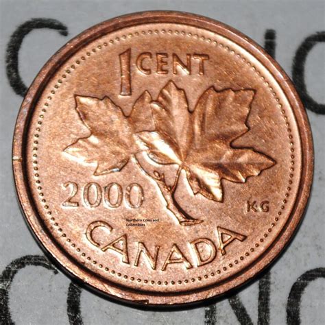 Canada 2000 1 Cent Zinc One Canadian Penny Coin Non Magnetic - Etsy