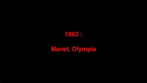 1863 : Manet, Olympia (en.)