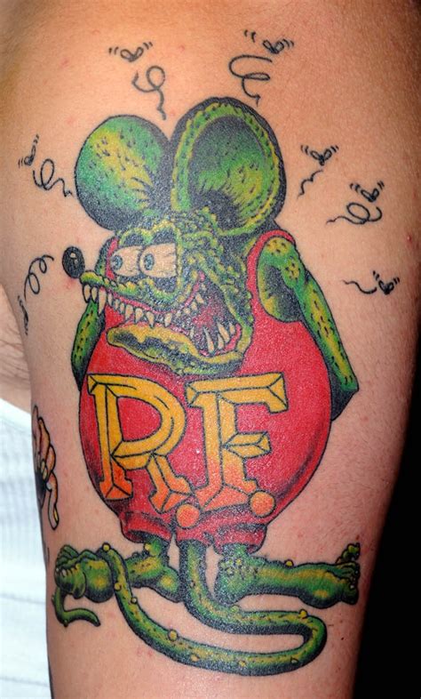 Rat Fink Tattoo by Paul Nolin see more at http://www.physicalgraffiti.net | Tattoos, Rat fink, Tatt