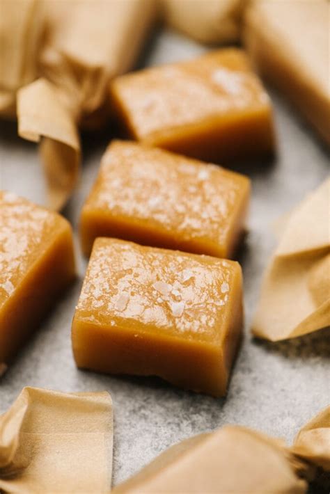 Homemade Caramel Candy (Soft and Chewy) - Our Salty Kitchen