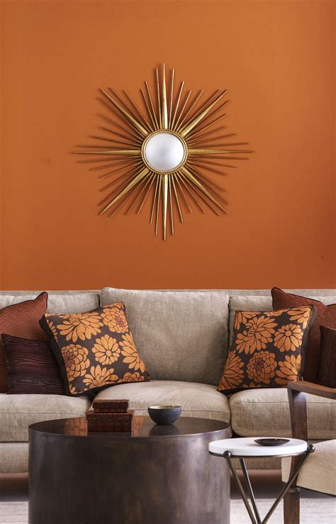 Living Room Ideas With Burnt Orange Walls | Baci Living Room