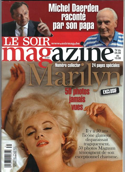 Marilyn Mag "Le soir magazine" (Bel) 2012 - Marilyn Monroe "La MM que j'aime " | Marilyn monroe ...