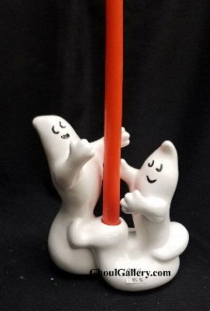 Halloween Spooky Spirits Ghost Candle Holder MINT RETIRED | eBay