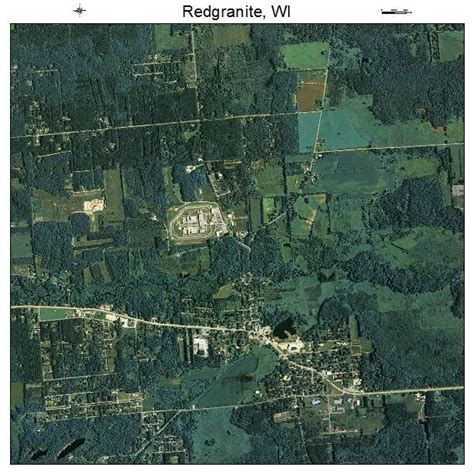 Aerial Photography Map of Redgranite, WI Wisconsin