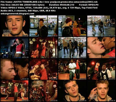 Urban Groove Vob Collection: Justin Timberlake - Like I Love You (2002)