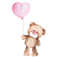 Teddy bear and balloons transparent Background,Teddy bear png, (43 ...