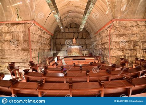 Western Wall Tunnels Synagogue Jerusalem Israel Editorial Photo - Image ...