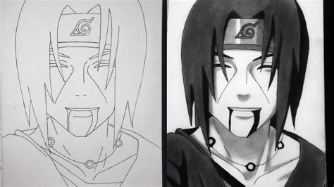 How to draw ITACHI Uchiha | Naruto Shippuden - YouTube