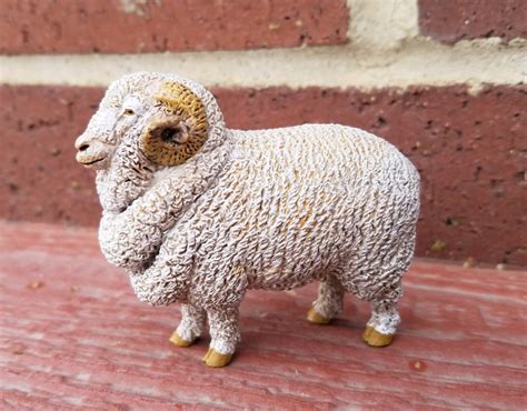 Merino Ram (Farm Life by Papo) – Animal Toy Blog