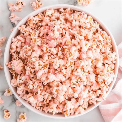 Pink Popcorn Recipe - Eating on a Dime