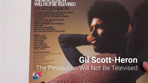 Gil Scott Heron The Revolution Will Not Be Televised (Unwrapped) - YouTube