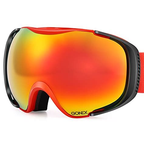 Gonex Polarized Ski Goggles Anti-fog Anti-glare Snow Goggle UV400 Protection with Oversized ...