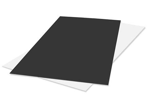 Foam Core Board - 48 x 96", Black/White, 3/16" thick S-19382 - Uline