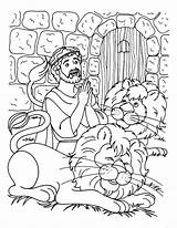 Daniel And The Lions Den Coloring Pages Free At GetColoringscom  sketch template
