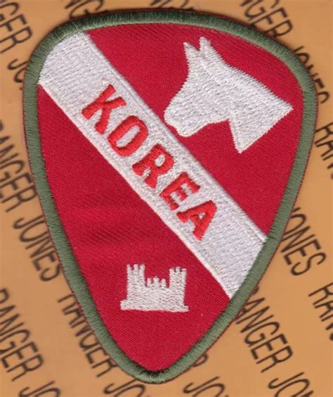 US ARMY 8TH Engineer Bn 1st Cavalry Division Korean made ~4.25" patch c/e $6.50 - PicClick