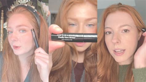 Finally Have Brows Clear Brow Gel: Redheads Using It! - H2BAR