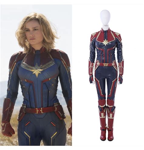 2019 Captain Marvel Cosplay Costume Carol Danvers Costume