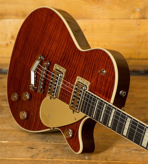 Gretsch - G6228FM PRO Players Edition Jet BT - Bourbon Stain - Peach Guitars