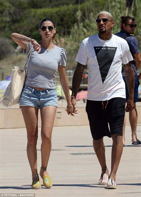 Kevin-Prince Boateng and wife Melissa Satta soak up the sun in Spain | Kevin, Wife, Casual