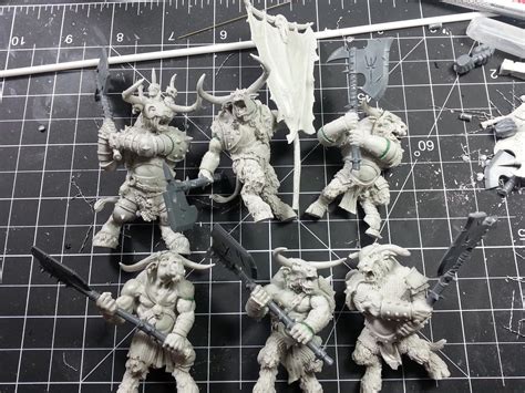 Mierce Miniatures - Minotaurs/Chaos Ogres WIP part 3 - Wargaming Hub