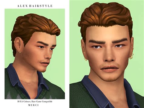 Some Of The Latest Maxis Match Male Hair Mods Snootysims - www.vrogue.co