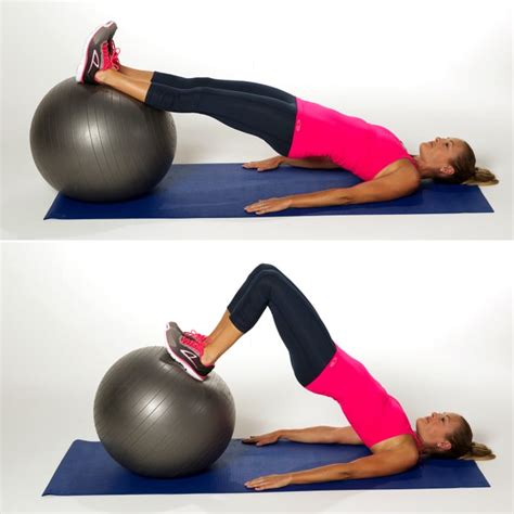 Lying Hamstring Curl | Butt-Toning Exercises For Glutes | POPSUGAR ...