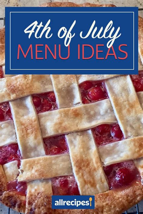 4th of July Menu Ideas | "Break out the stars and stripes, and fire up the grill this 4th of ...