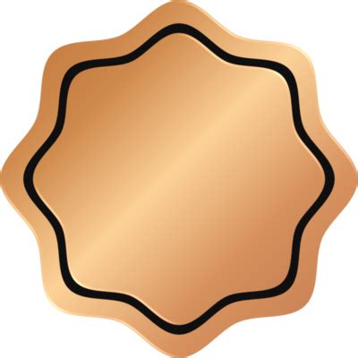 Bronze Badge PNGs for Free Download