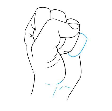 How to Draw a Fist - Really Easy Drawing Tutorial