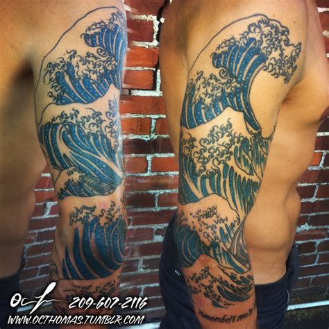 The Great Wave Tattoo by OCThomas on DeviantArt