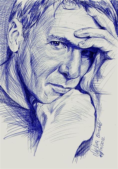 Brilliant And Bright Ballpoint Pen Art - Bored Art | Ballpoint pen art, Pen art, Portrait drawing