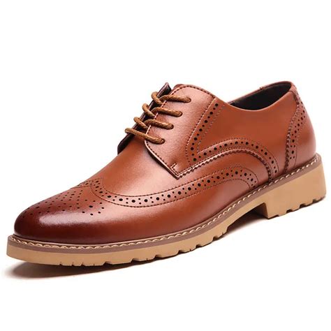 Genuine Leather Oxfords Men Office Shoes Italian Shoes For Men Shoes ...