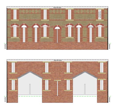 N Scale Buildings Printable