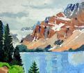 Scenic Mountain Paintings by Artist Joyce Furness, Powell River artist