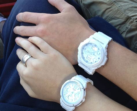 Couple G-Shock Watches, white | G shock watches, Michael kors watch, Accessories