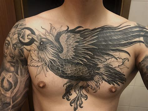 Crow by @marselin_tattoo at Ministry of Ink Mannheim, Germany : r/tattoo